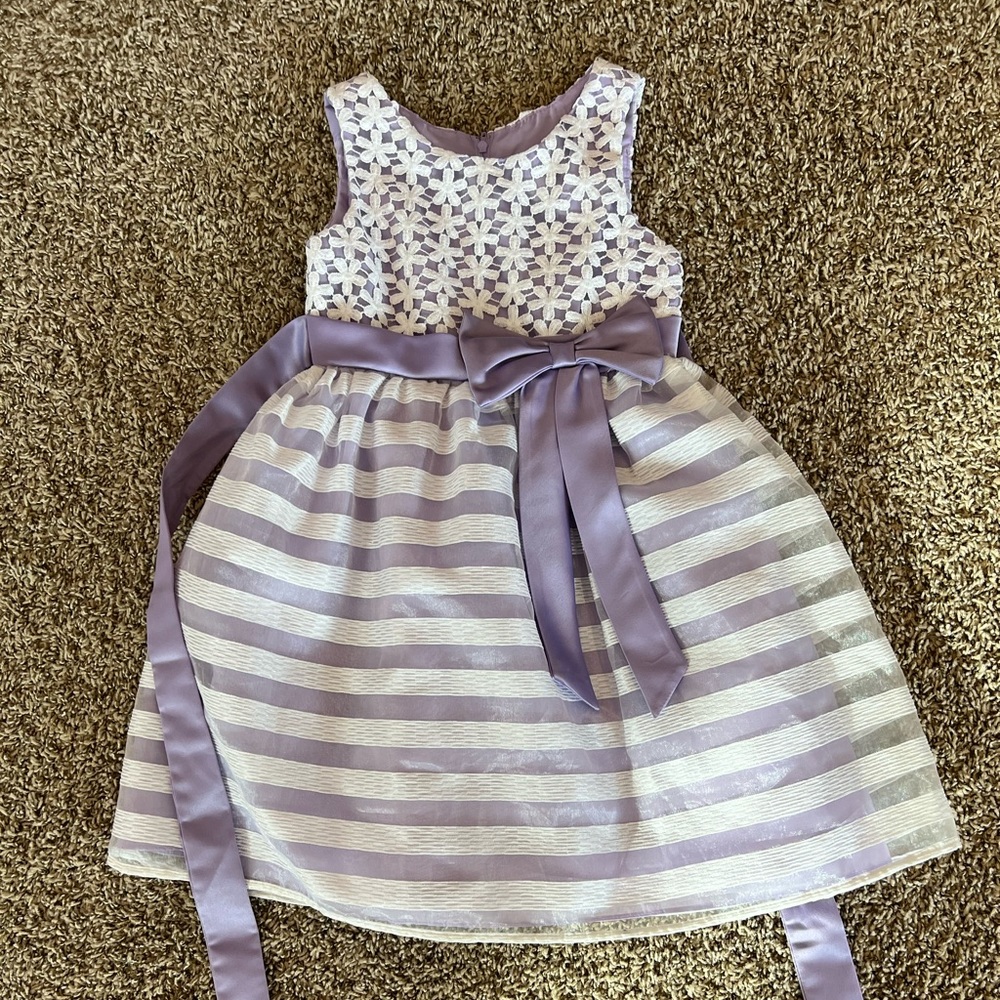 Rare editions size 5 purple dress